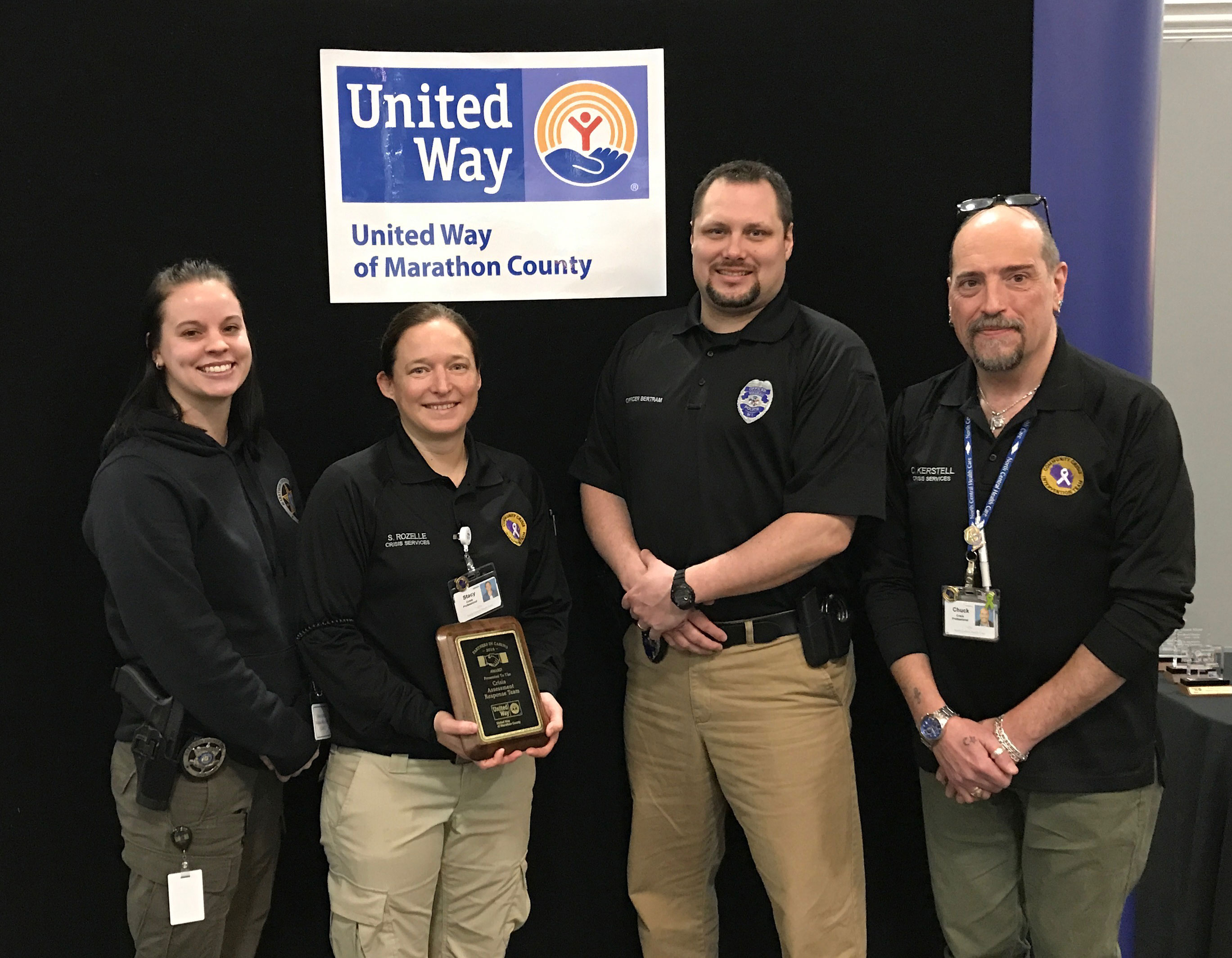 CART Team receives the United Way Partners in Caring Award