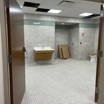 Resident Tub Room at Skilled Nursing Tower, May 2021