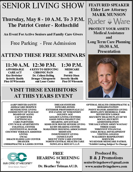 Senior Living Show Flyer 2014