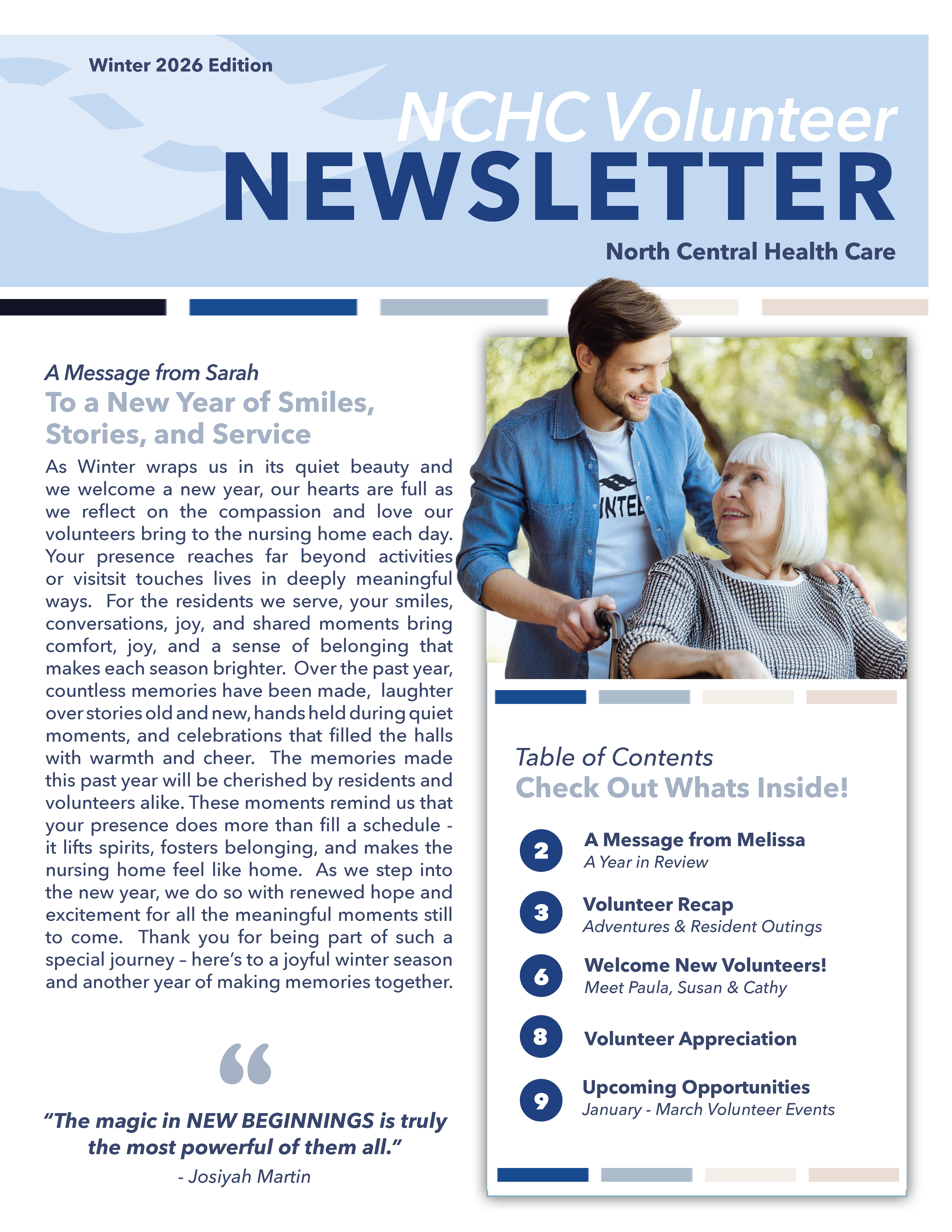 Fall 2020 North Central Health Care Newsletter