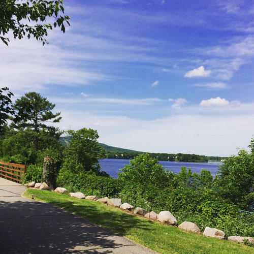 Lakeside outside view